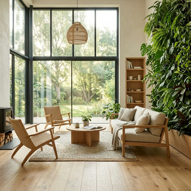 Architecture d'intérieur moderne et durable